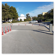 Μπάρες ελέγχου εισόδου εξόδου οχημάτων